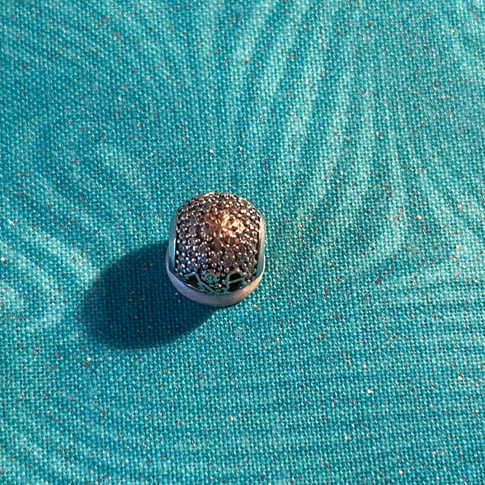 Pandora 2015 Dazzling Snow Globe Wonderland Charm
Sterling Silver and 14K gold